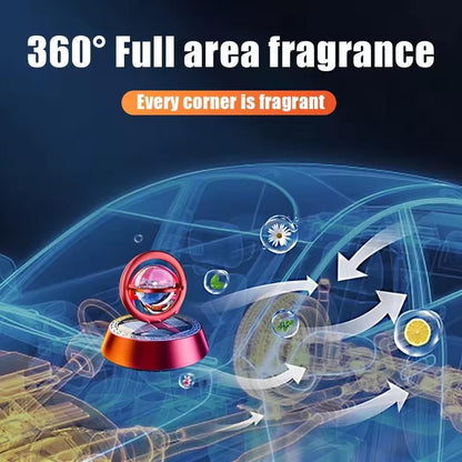 Solar Energy Rotate Car Perfume Diffuser